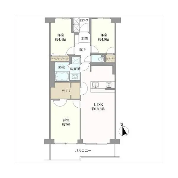 メゾン田町 間取図
