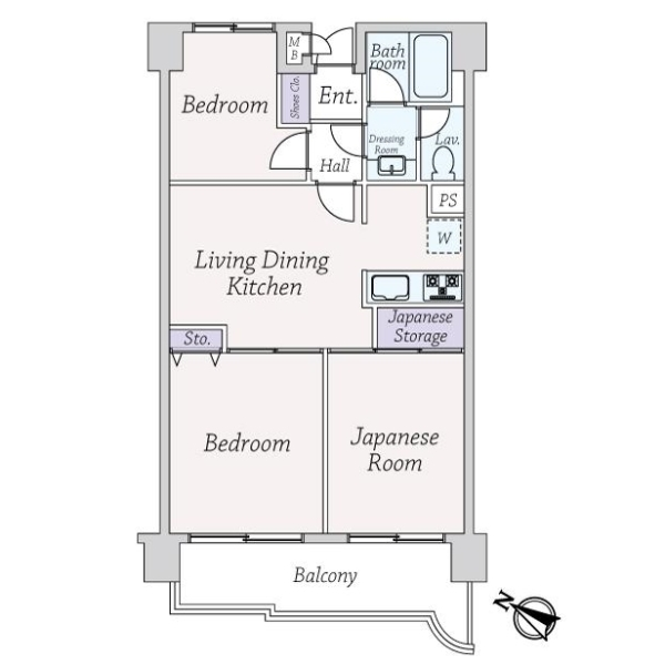エル・アルカサル目黒 間取図