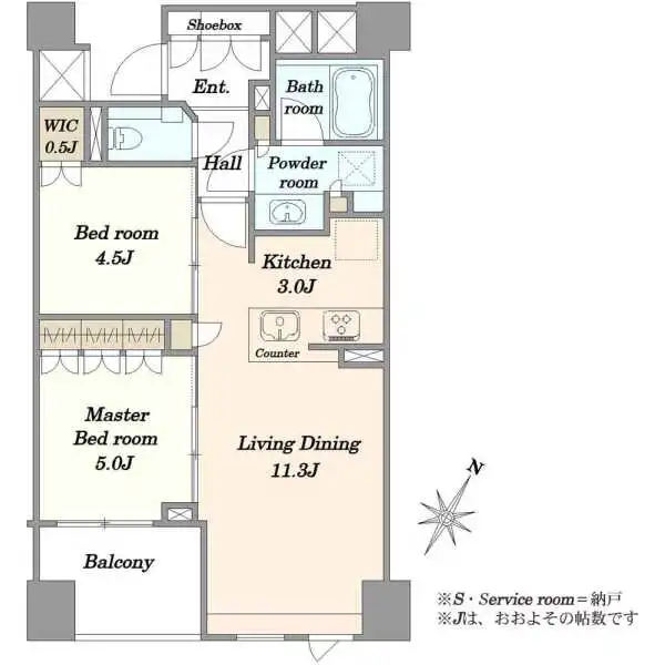 ブランズ代々木参宮橋 間取図