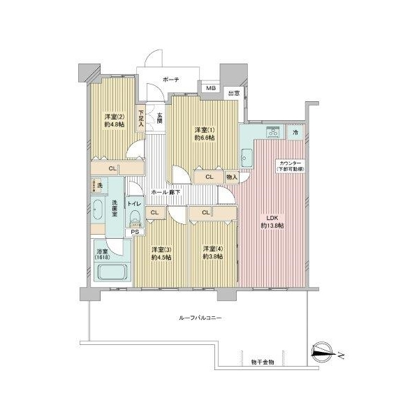 トーキョーガーデンスイート 間取図