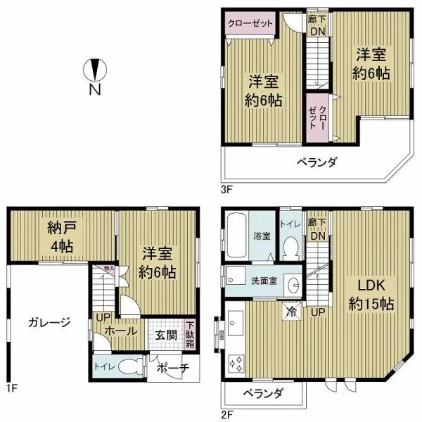 東大阪市末広町 間取図