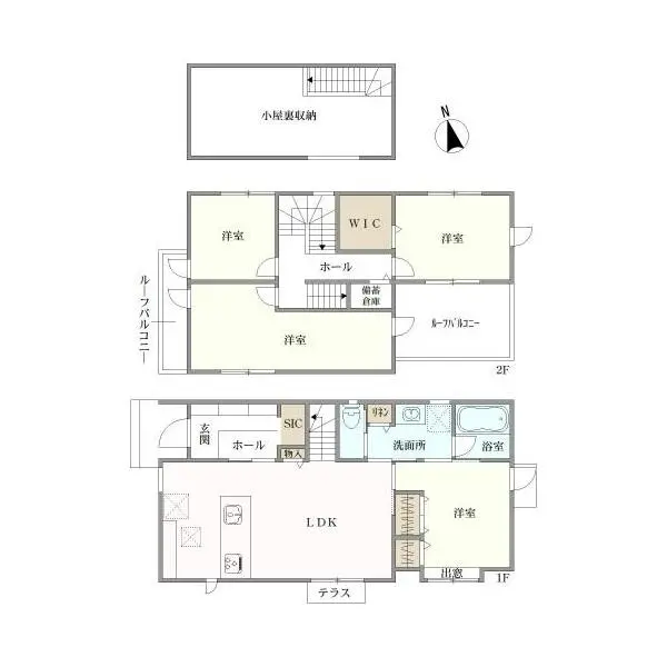 横浜市戸塚区小雀町 間取図