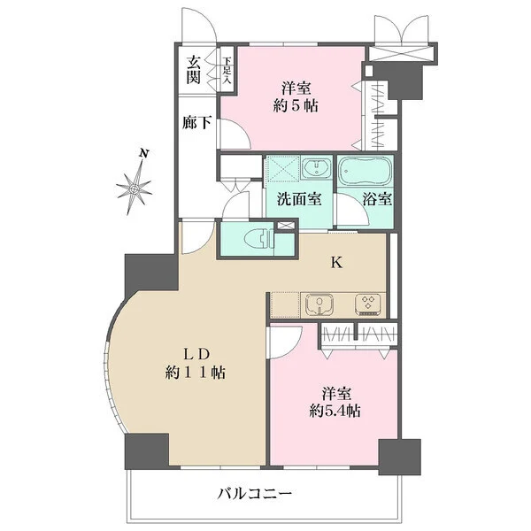 クリオ吉野町参番館 間取図