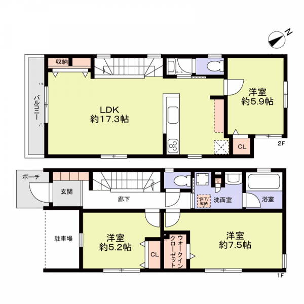 中野区江古田２丁目 間取図