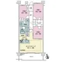 ライオンズ港北ニュータウンローレルコート 間取図