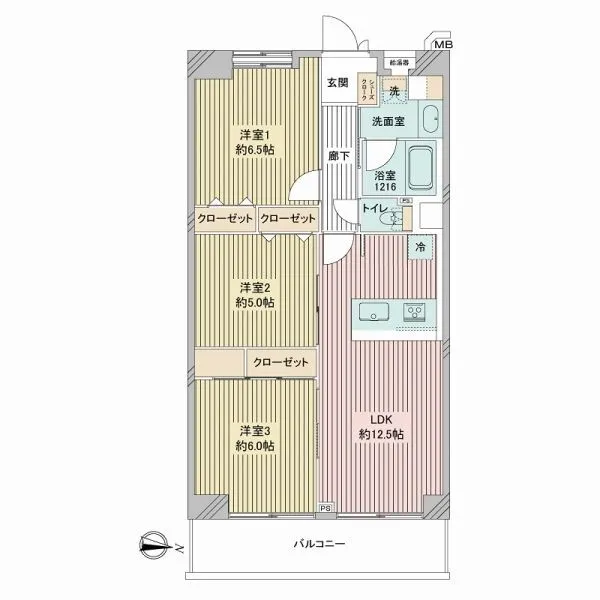 荻窪スカイハイツ 間取図