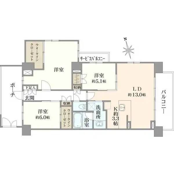ガーラ・レジデンス船堀 間取図