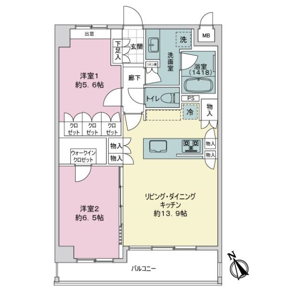 アンシア市川ザ・レジデンス 間取図