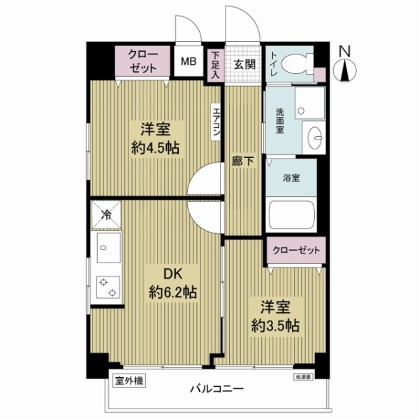 豊栄マンション 間取図