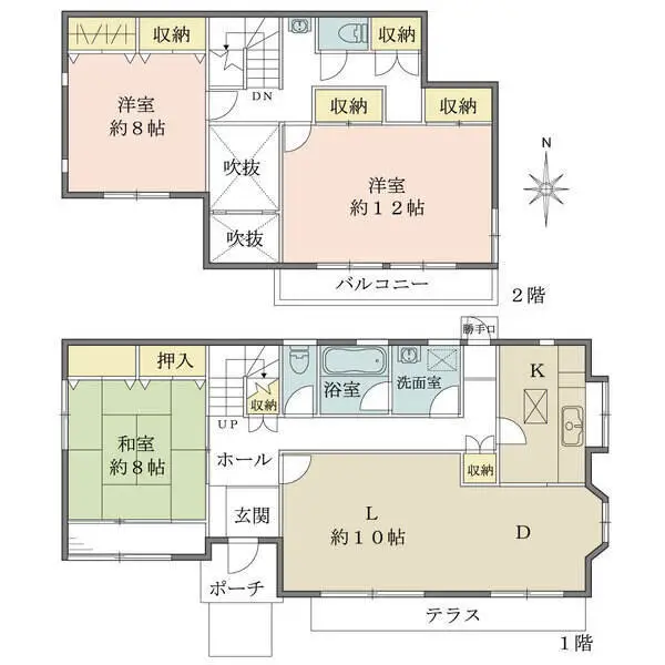三浦郡葉山町長柄 間取図