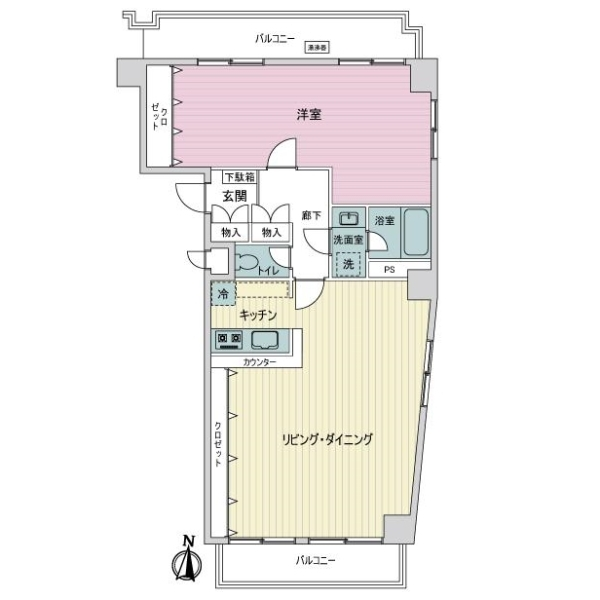 藤和亀有コープ２ 間取図