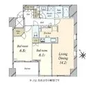 グランスイート麻布台ヒルトップタワー 間取図