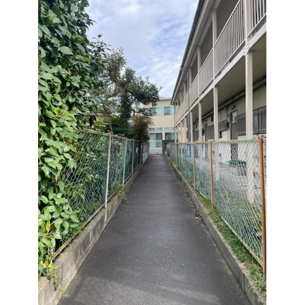 八王子市中野山王2丁目 南側現況通路(水路)