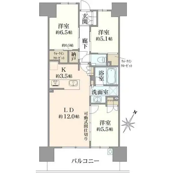 プレミスト本厚木 間取図