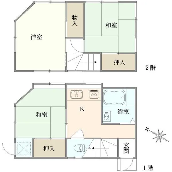 杉並区南荻窪４丁目 間取図