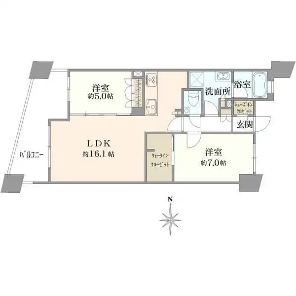 プレミスト上麻生 間取図