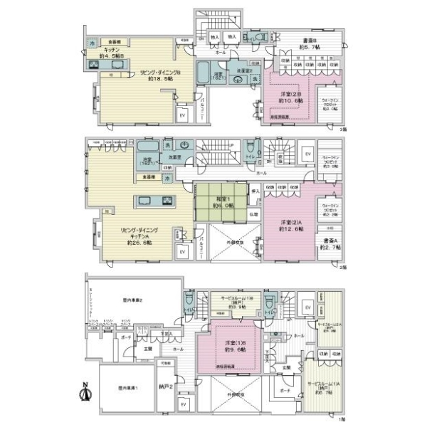 江戸川区北小岩３丁目 間取図
