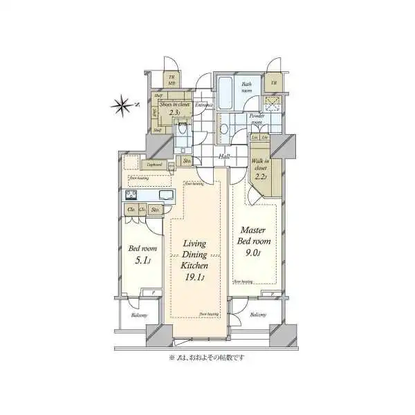 三田ガーデンヒルズイーストヒル 間取図