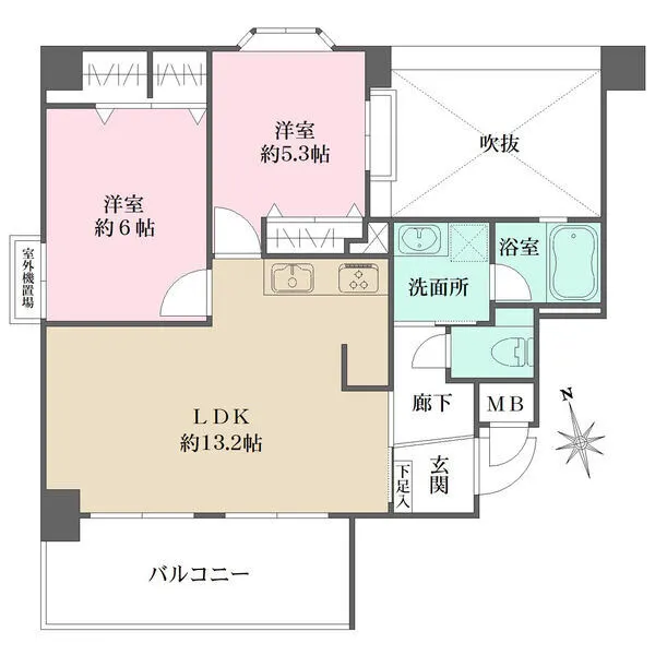 アンビエント江坂 間取図