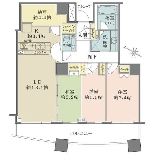 パークハウスプレシアタワー 間取図
