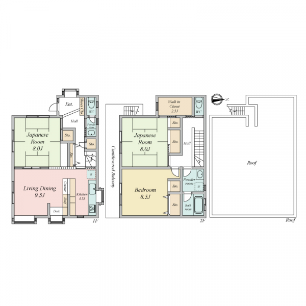 川崎市幸区小倉４丁目 間取図
