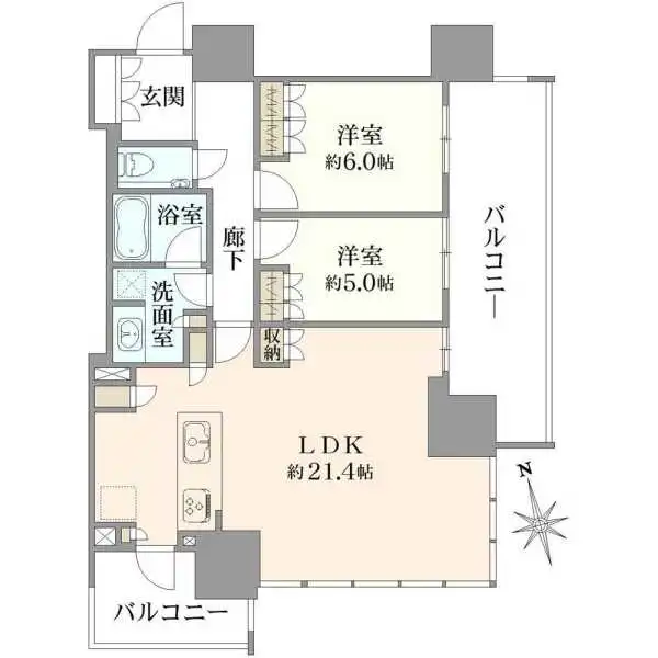 ブランズタワー芝浦 間取図