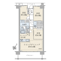 ブリリア仙川ザレジデンス 間取図