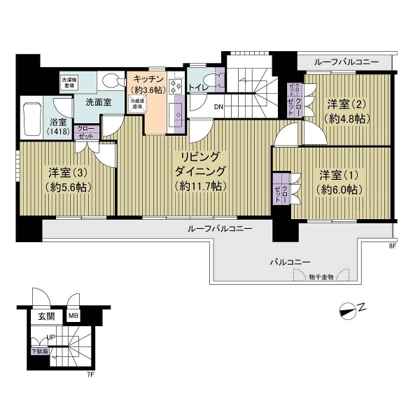 マイキャッスル南砂 間取図