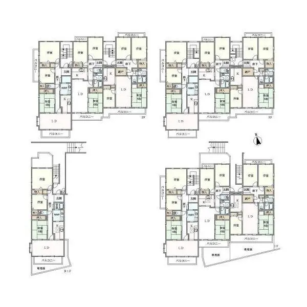 名古屋市名東区上社５丁目 間取図