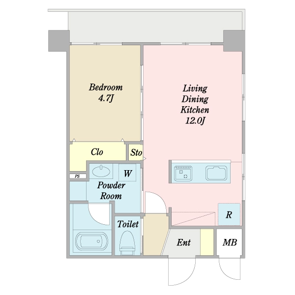 トーア滝野川マンション 間取図