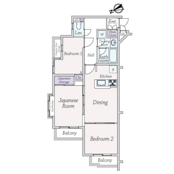 ワコーレ町屋 間取図