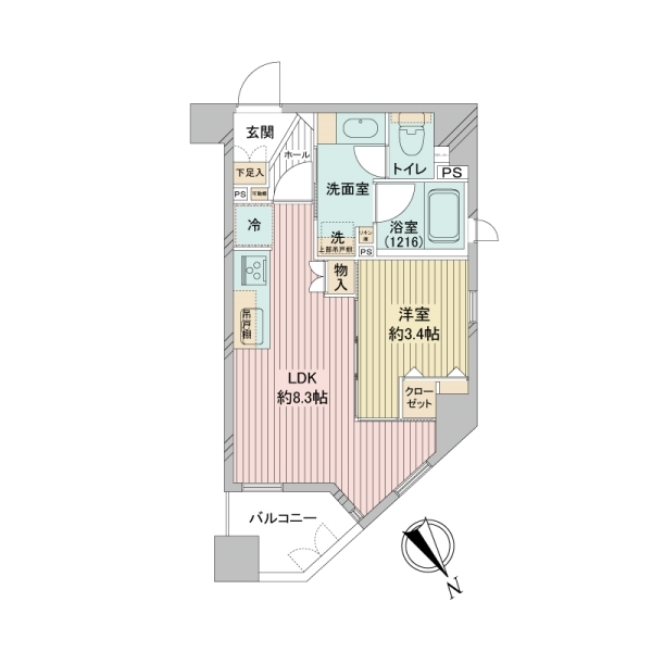 セレナハイム池袋アプレ 間取図