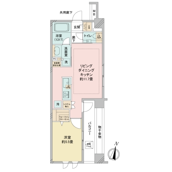 エクセレントシティ久米川レジデンス 間取図
