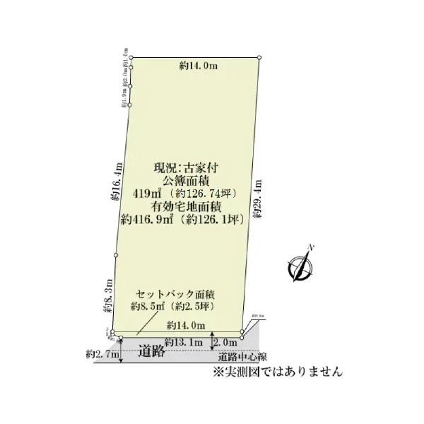 西宮市仁川町２丁目 間取図