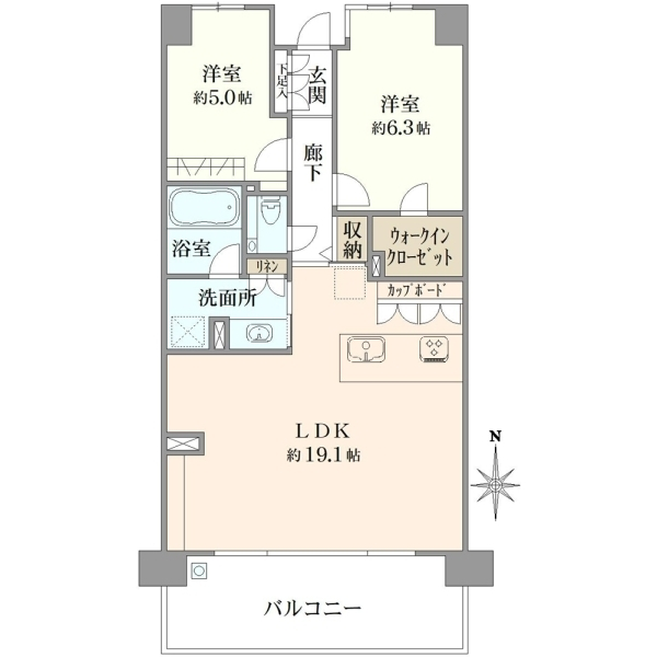 ジオ杉並高井戸 間取図