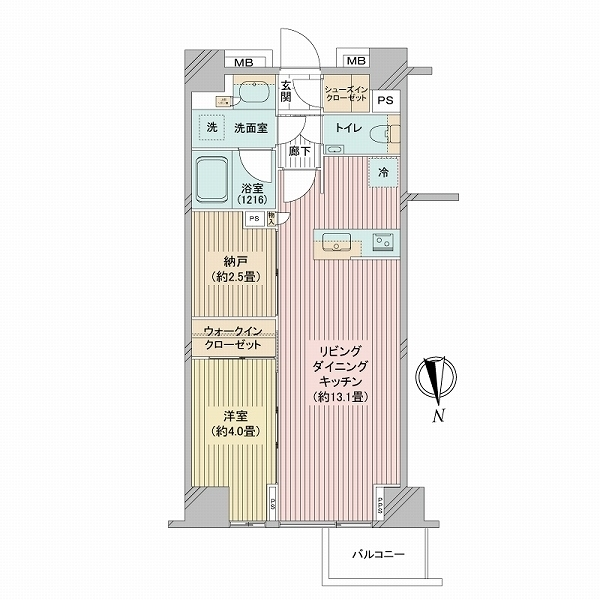 ピアース神楽坂ＨＩＬＬＳ 間取図