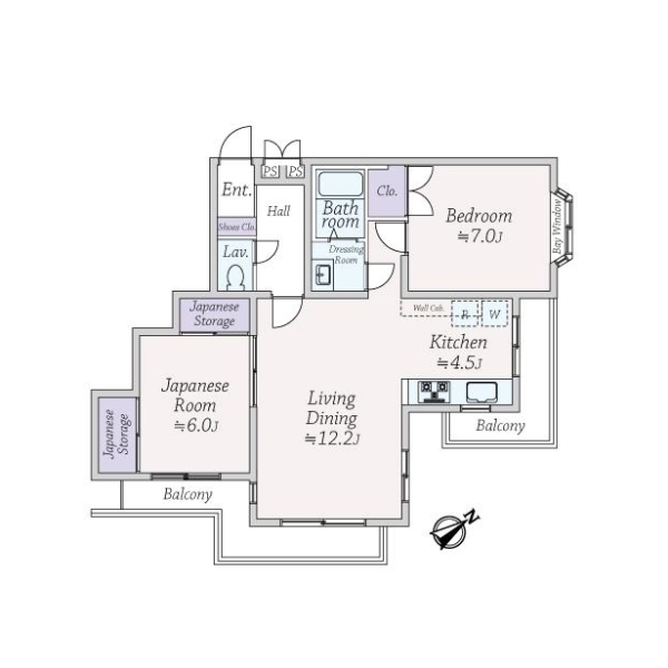 エスパシオ成城西 間取図