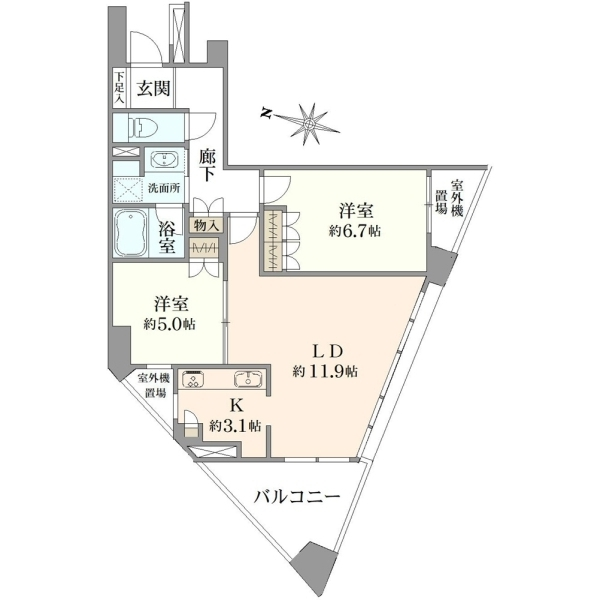 クリオ目白台壱番館 間取図