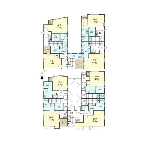 杉並区阿佐谷南１丁目 間取図