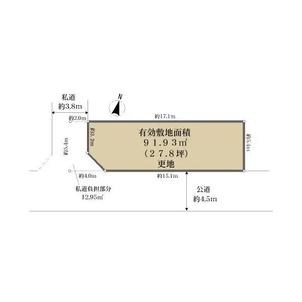 大阪市東住吉区東田辺２丁目 間取図