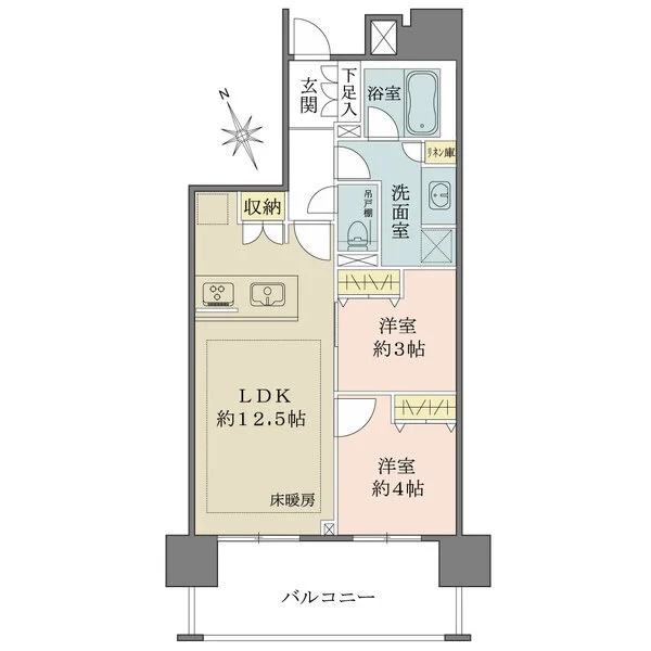 小石川アインス 間取図