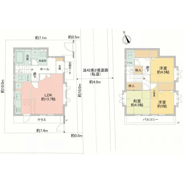 世田谷区奥沢６丁目 間取図
