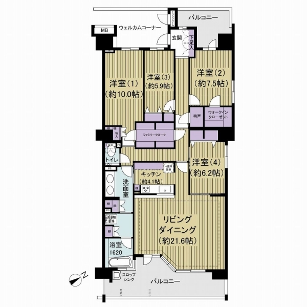 シーガーデン新浦安Ｃ棟 間取図