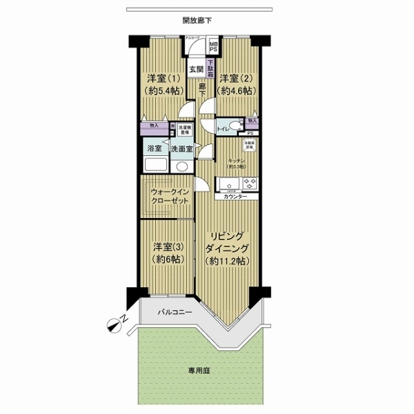 バームハイツ西葛西 間取図