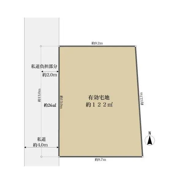 我孫子市東我孫子２丁目 間取図