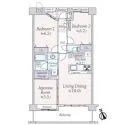 ロイヤル西宮ウイングコート 間取図