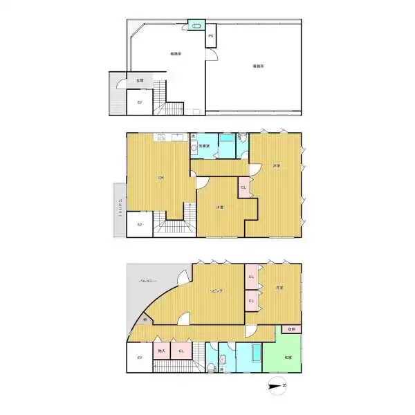 堺市北区金岡町 間取図