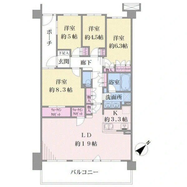 ヨコハマオールパークス　第三街区 間取図