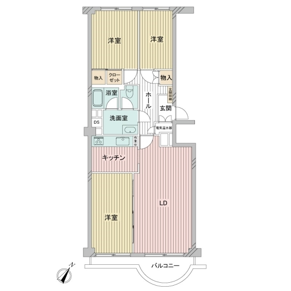 鎌倉ロジュマンＣ棟 間取図
