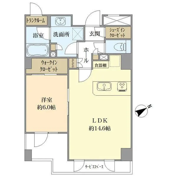 パークホームズ三軒茶屋一丁目 間取図